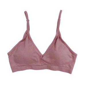 NWT Rose Triangle Padded Seamless Bralette